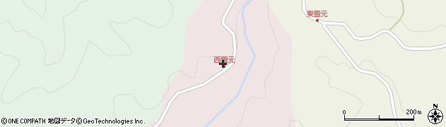 鹿児島県鹿児島市西俣町2323周辺の地図