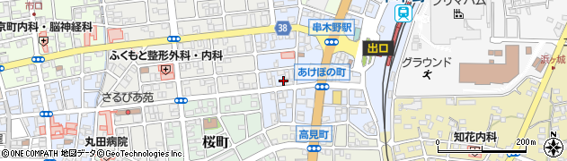 鹿児島県いちき串木野市曙町19周辺の地図
