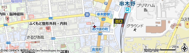 鹿児島県いちき串木野市曙町周辺の地図