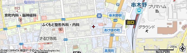 鹿児島県いちき串木野市曙町30周辺の地図