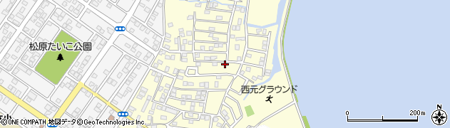 鹿児島県姶良市東餅田3690-17周辺の地図