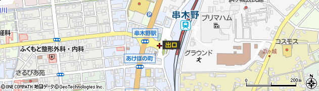 串木野駅周辺の地図