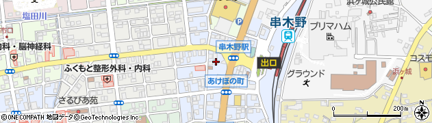 鹿児島県いちき串木野市曙町8周辺の地図