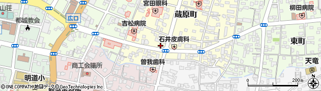 松屋クリーニング店周辺の地図