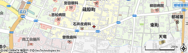 宮崎県都城市蔵原町4周辺の地図