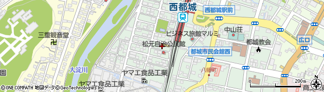 宮崎県都城市松元町27周辺の地図