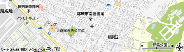 ファミリーマート都城鷹尾店周辺の地図