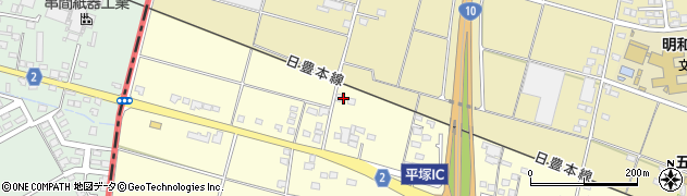 宮崎県都城市平塚町2565周辺の地図