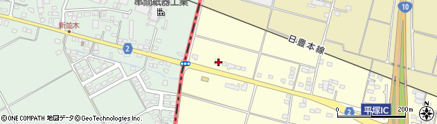 宮崎県都城市平塚町2582周辺の地図