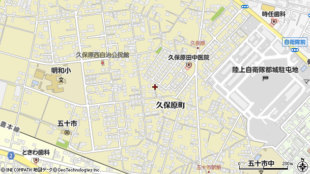 〒885-0086 宮崎県都城市久保原町の地図