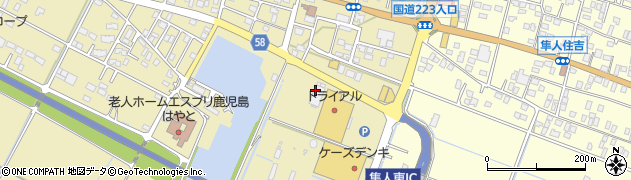 久留米運送株式会社　隼人店周辺の地図