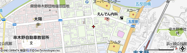 鹿児島県いちき串木野市東塩田町周辺の地図