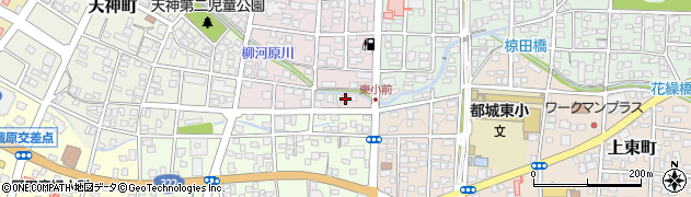 宮崎県都城市中原町1周辺の地図