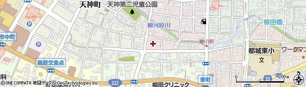 宮崎県都城市中原町3周辺の地図