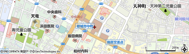 宮崎県都城市中町16周辺の地図