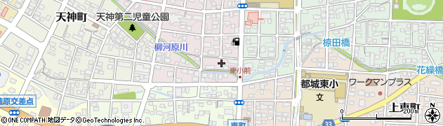 宮崎県都城市中原町5周辺の地図