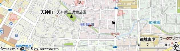 宮崎県都城市中原町4周辺の地図