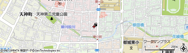 宮崎県都城市中原町7周辺の地図