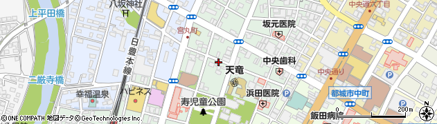 宮崎県都城市牟田町3-3周辺の地図