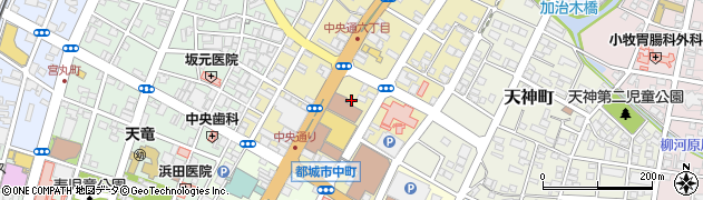 宮崎県都城市中町14周辺の地図