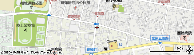 クリーニングショップ富士生協花繰店周辺の地図