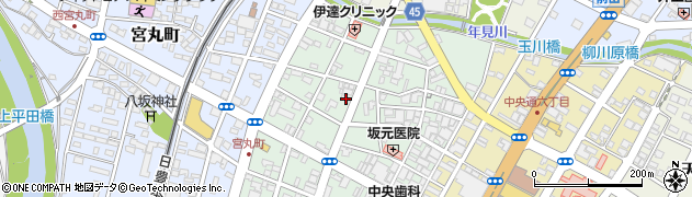 ソフィール宮崎周辺の地図