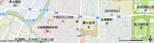 宮崎県都城市中原町19周辺の地図