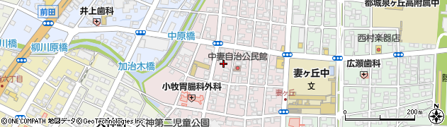 宮崎県都城市中原町22周辺の地図