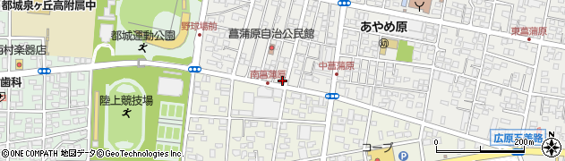 菖蒲原簡易郵便局周辺の地図