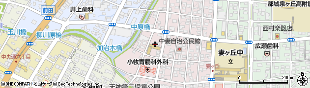 宮崎県都城市中原町23周辺の地図