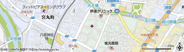 宮崎県都城市牟田町周辺の地図