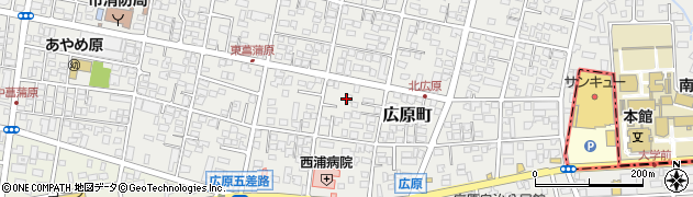 宮崎県都城市広原町周辺の地図