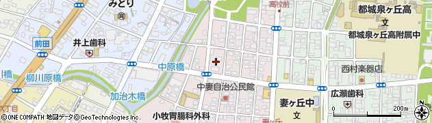宮崎県都城市中原町27周辺の地図