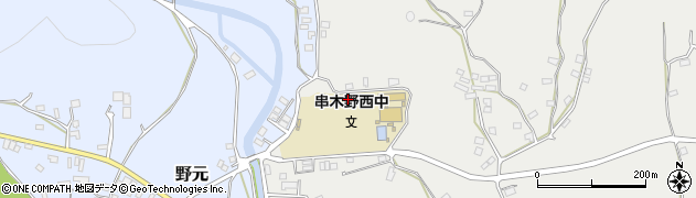 いちき串木野市立串木野西中学校周辺の地図