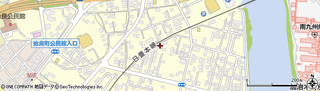鹿児島県姶良市東餅田1461周辺の地図