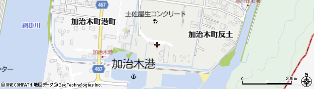 土佐屋生コンクリート株式会社　加治木工場周辺の地図