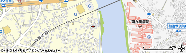 鹿児島県姶良市東餅田990-3周辺の地図