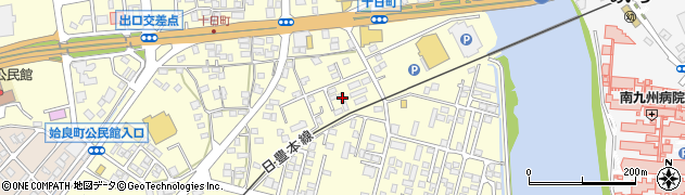 鹿児島県姶良市東餅田1486周辺の地図