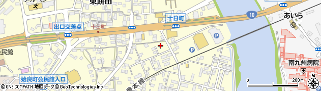 鹿児島県姶良市東餅田1476周辺の地図