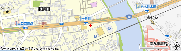 鹿児島県姶良市東餅田935-1周辺の地図