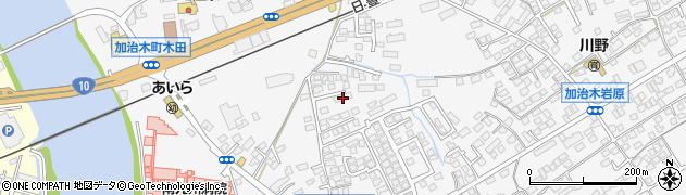 鹿児島県姶良市加治木町木田1653周辺の地図