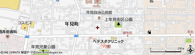 宮崎県都城市年見町周辺の地図