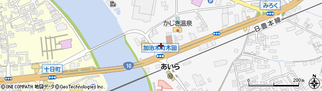 はま寿司姶良加治木店周辺の地図