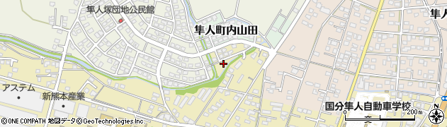 隼人塚東公園周辺の地図