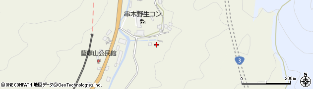 鹿児島県いちき串木野市薩摩山3317周辺の地図