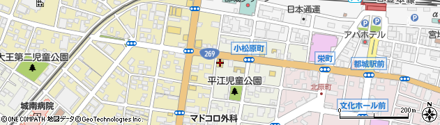 ココス都城店周辺の地図