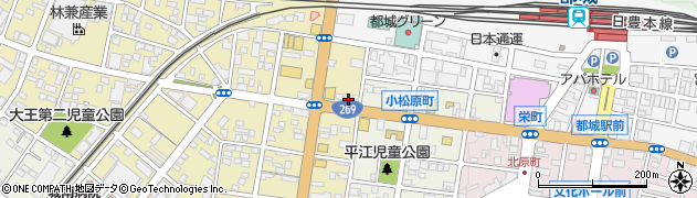 株式会社南九州不動産　平江店・賃貸情報センター周辺の地図
