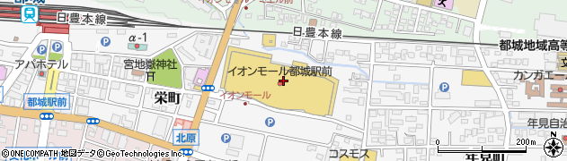 ダイソーイオンモール都城駅前店周辺の地図