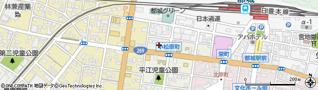 宮崎県都城市小松原町1周辺の地図