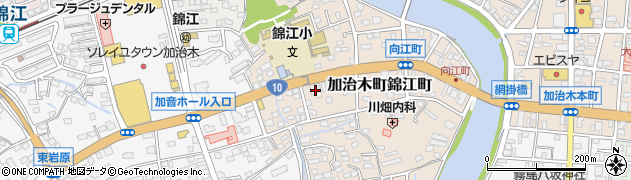 大和加治木斎場周辺の地図